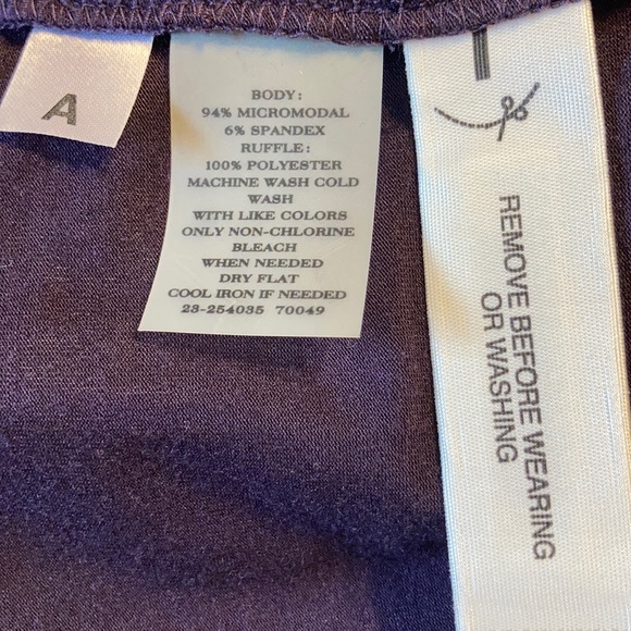 Ann Taylor purple layered tank. Size XS - Picture 4 of 4